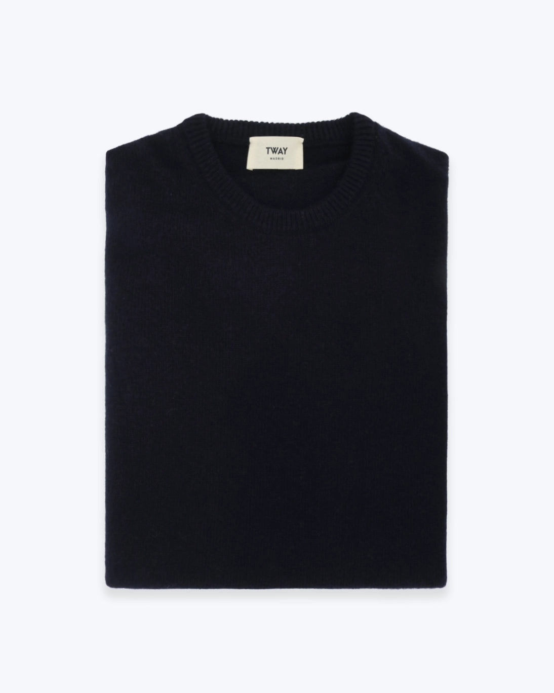 JERSEY DE CUELLO REDONO NAVY TWAY