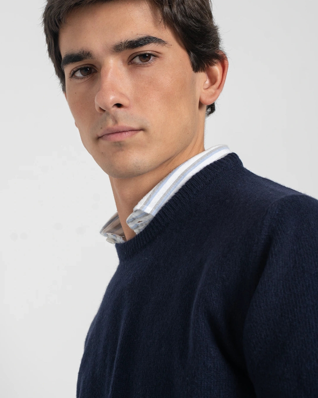 JERSEY DE CUELLO REDONO NAVY TWAY