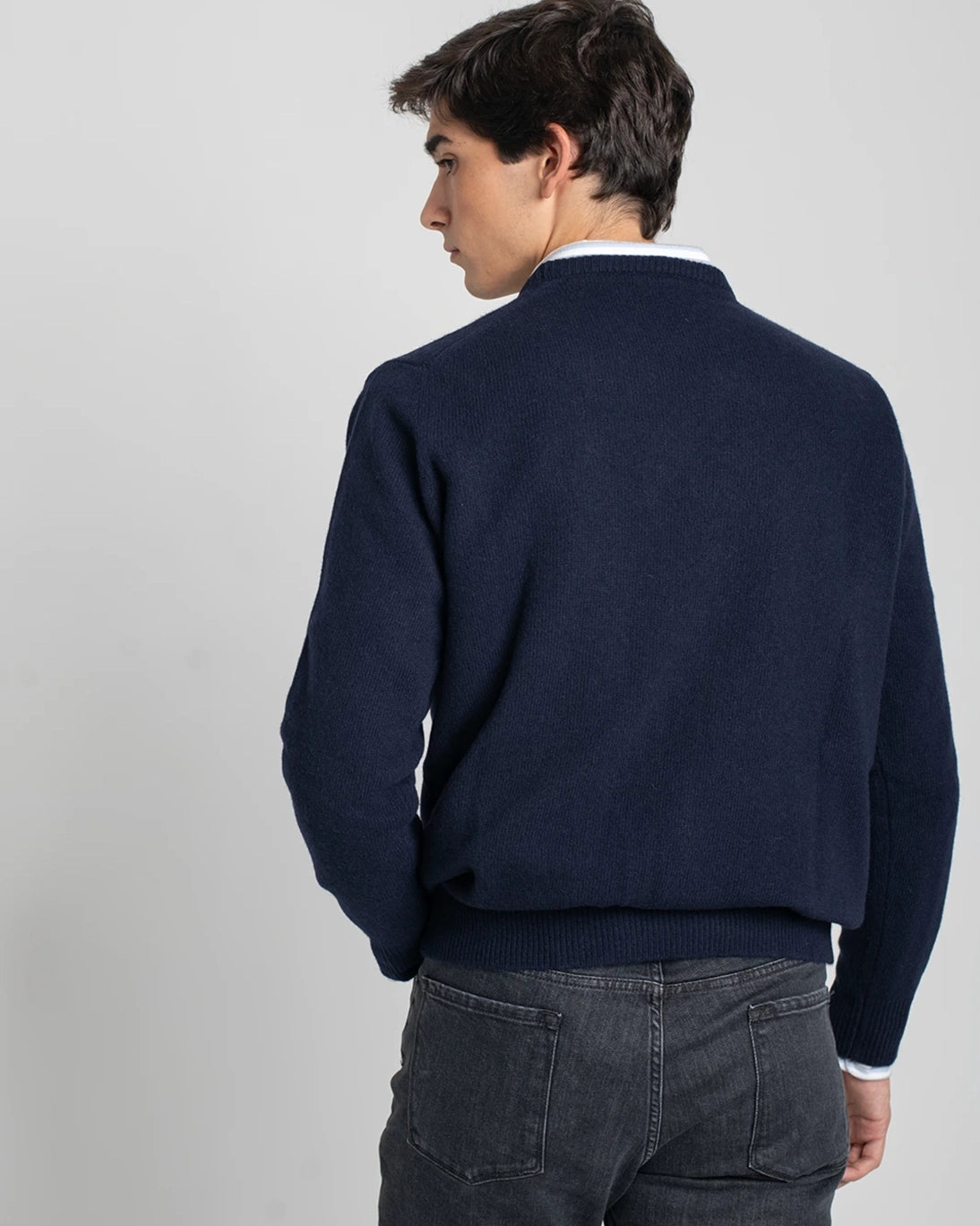 JERSEY DE CUELLO REDONO NAVY TWAY