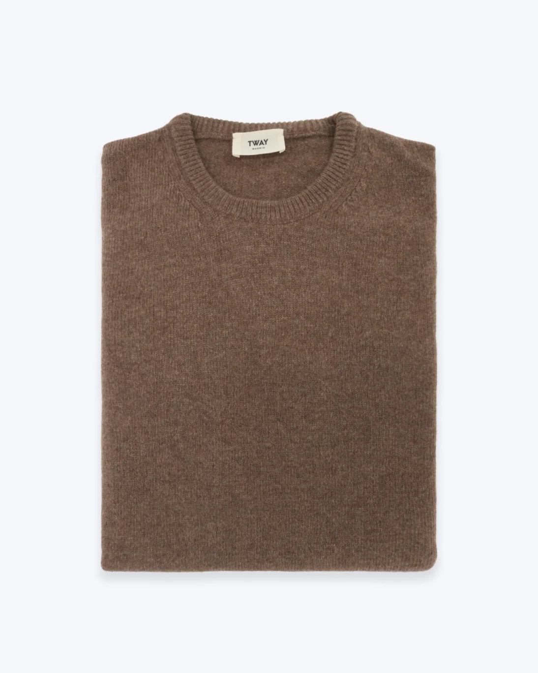 JERSEY DE CUELLO REDONDO TOSTADO TWAY