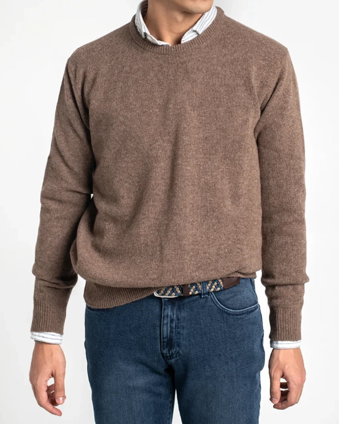 JERSEY DE CUELLO REDONDO TOSTADO TWAY