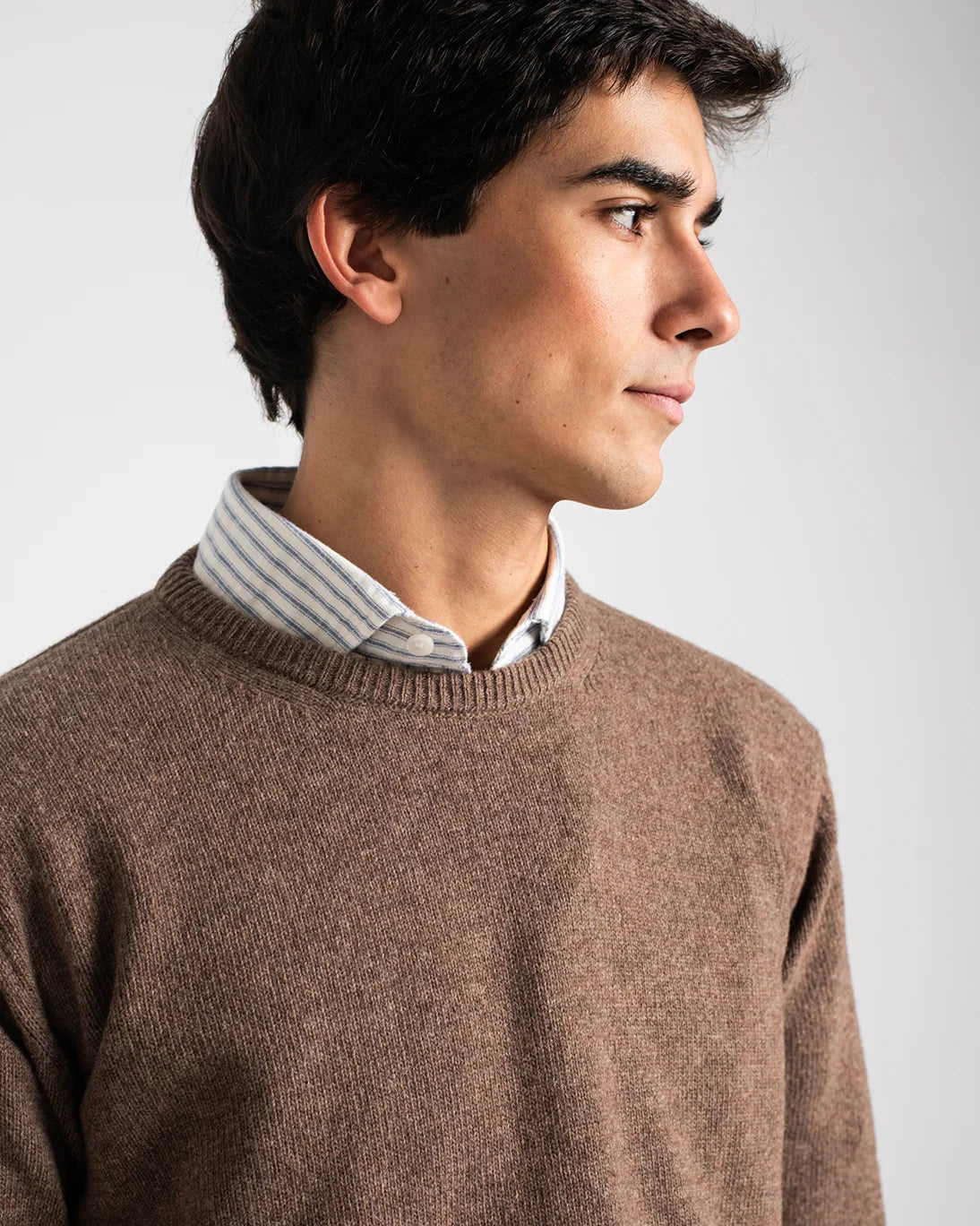 JERSEY DE CUELLO REDONDO TOSTADO TWAY