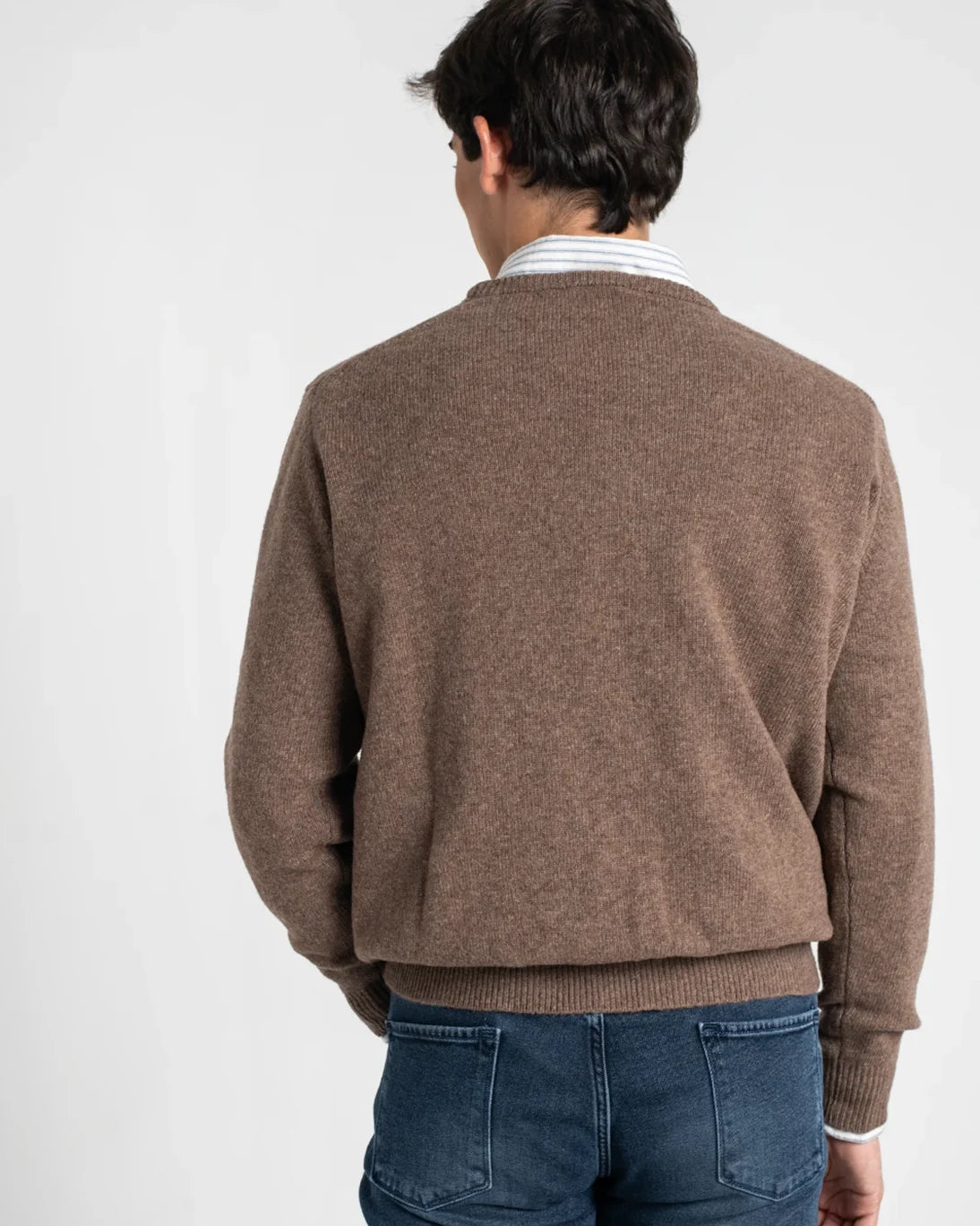 JERSEY DE CUELLO REDONDO TOSTADO TWAY