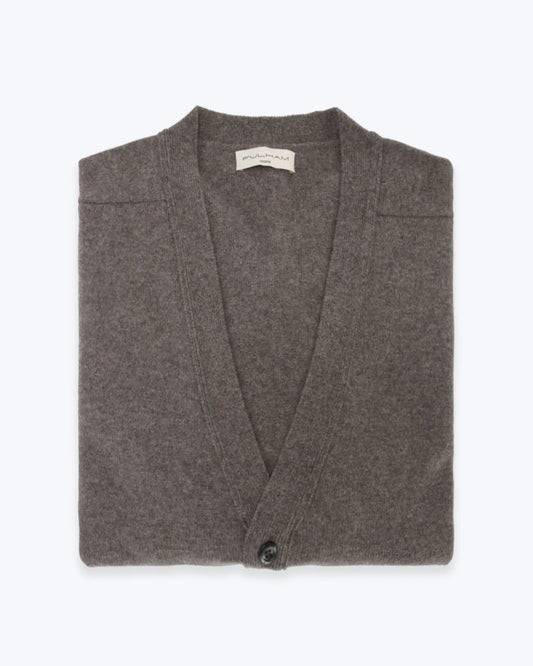 CÁRDIGAN GRIS CON BOLSILLOS FULHAM