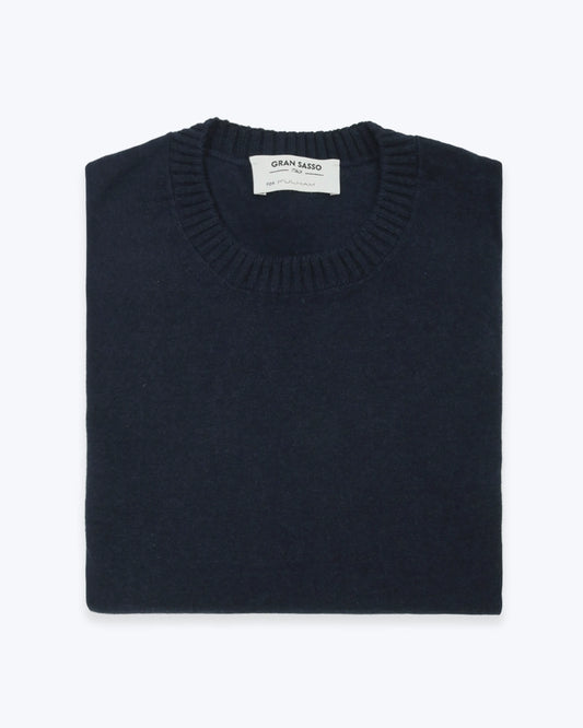 JERSEY DE CUELLO REDONDO CON CASHMERE GRAN SASSO