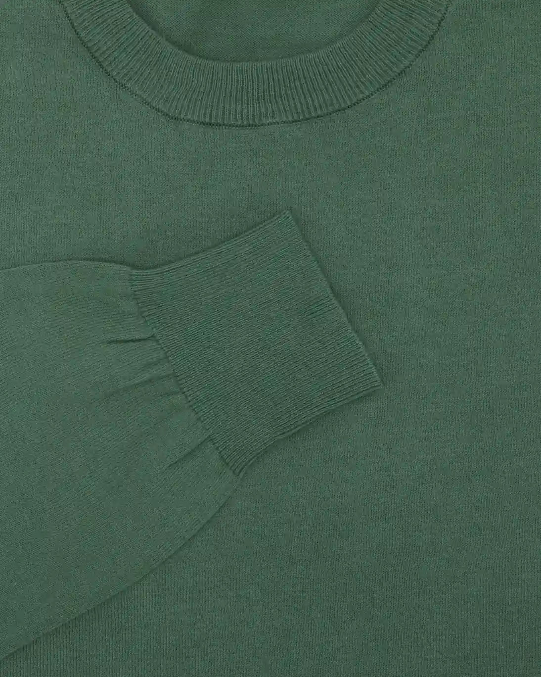 JERSEY VERDE CON CUELLO REDONDO AT.P.CO