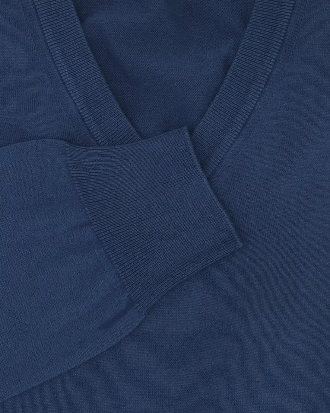 JERSEY DE PICO ALGODÓN AZUL GRAN SASSO
