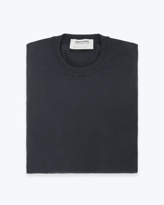 JERSEY ALGODÓN AZUL GRISÁCEO GRAN SASSO