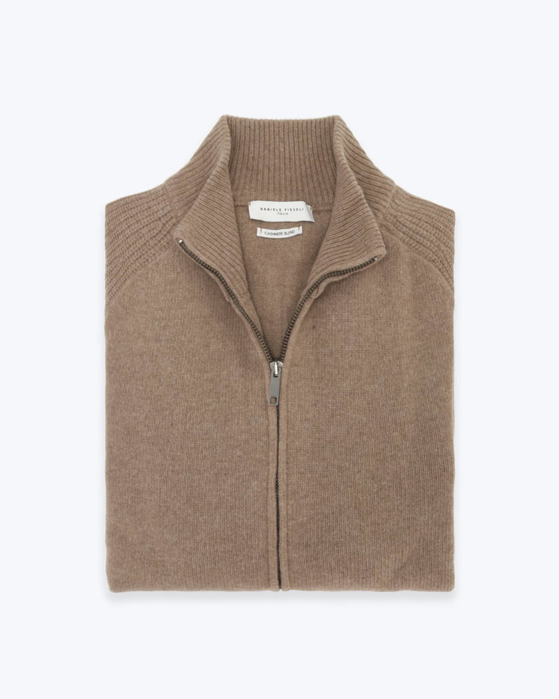 CHAQUETA CON CREMALLERA DANIELE FIESOLI BEIGE