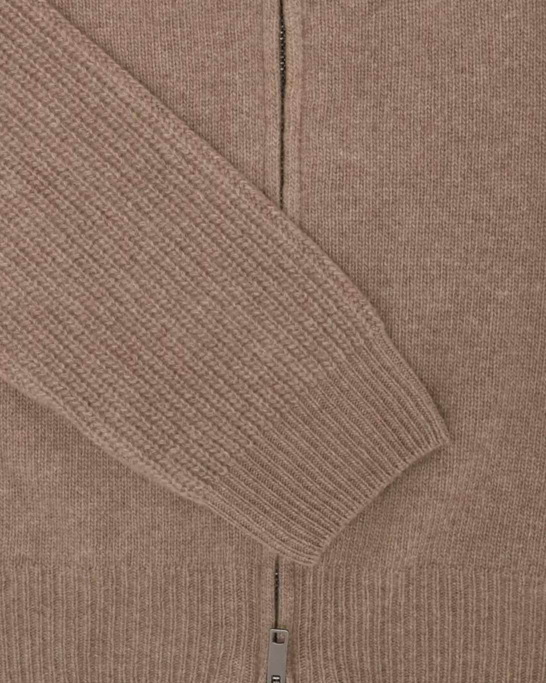 CHAQUETA CON CREMALLERA DANIELE FIESOLI BEIGE