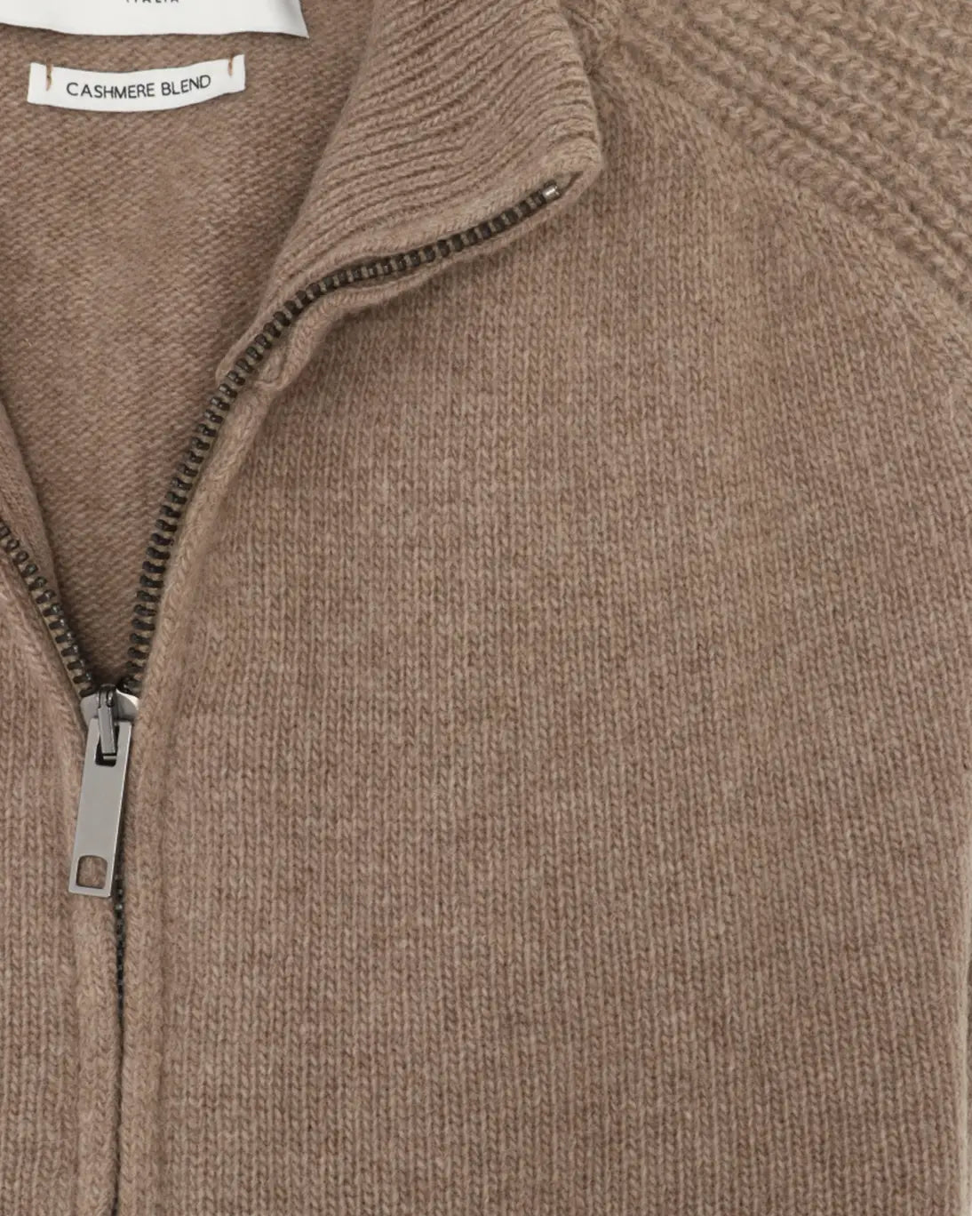 CHAQUETA CON CREMALLERA DANIELE FIESOLI BEIGE