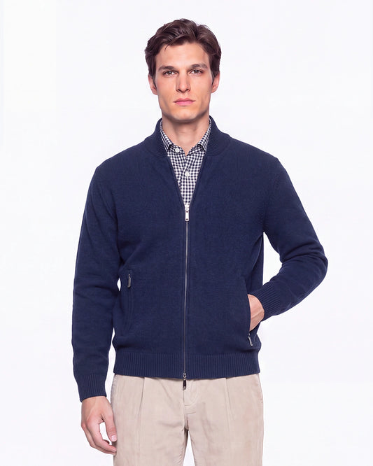 CHAQUETA BOMBER  AZUL DANIELE FIESOLI