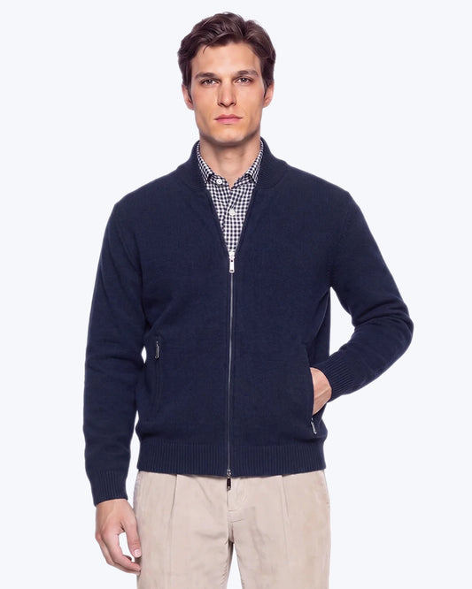 CHAQUETA BOMBER  AZUL DANIELE FIESOLI