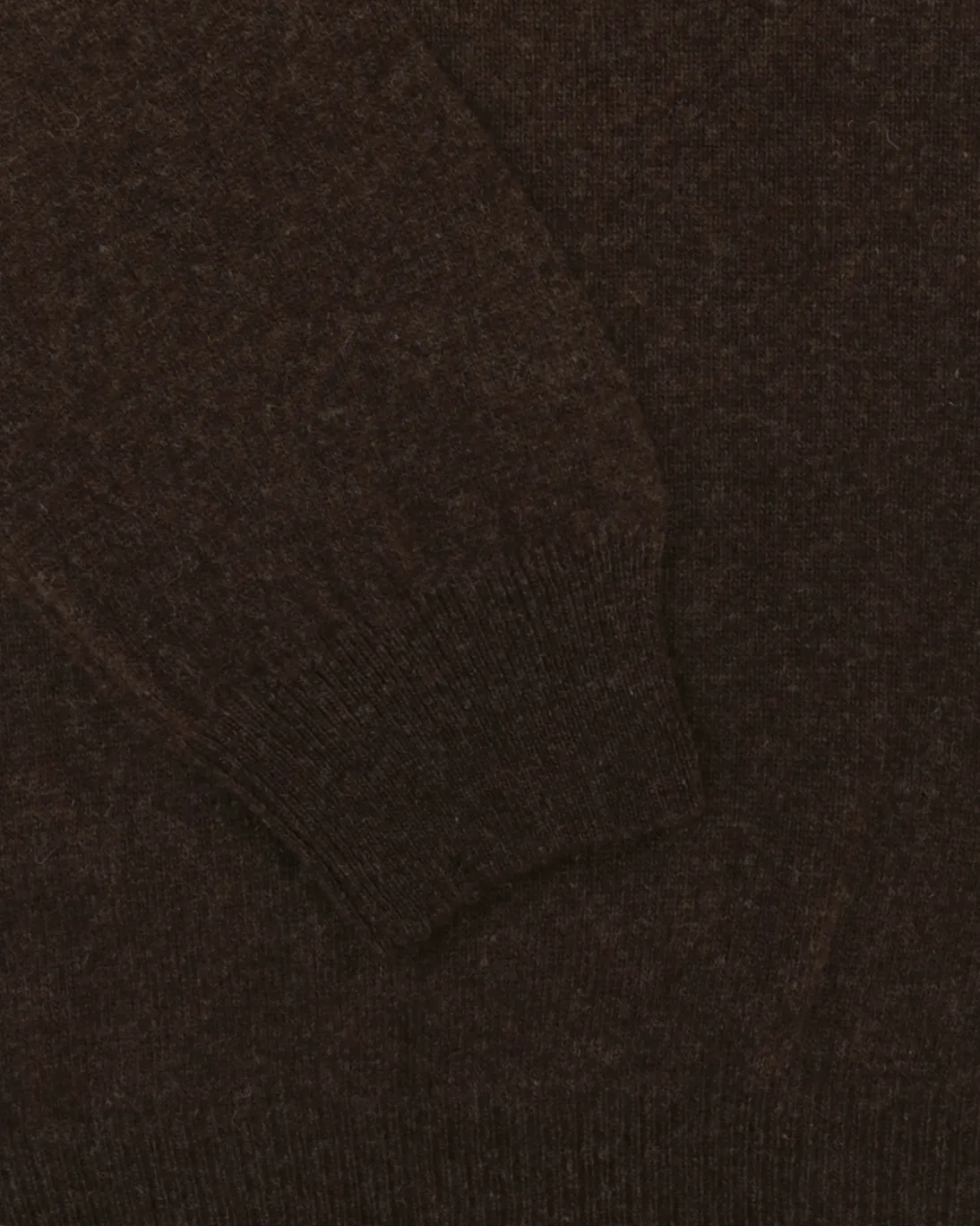 JERSEY CUELLO PICO DE LANA MARRÓN SEVENTY