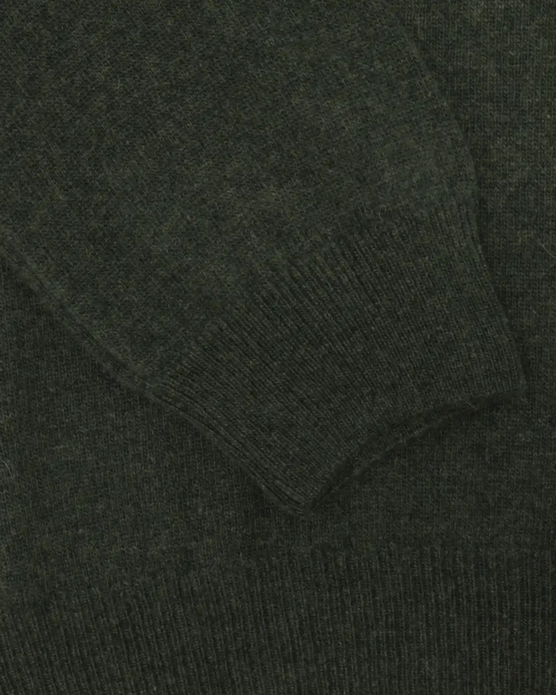 JERSEY CUELLO ZIP DE LANA VERDE SEVENTY