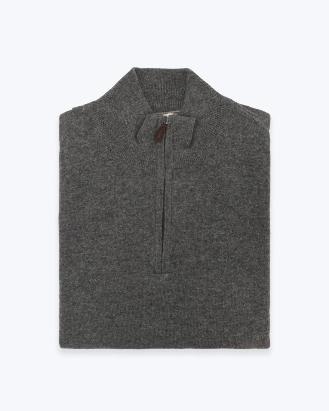 JERSEY CUELLO ZIP DE LANA GRIS SEVENTY