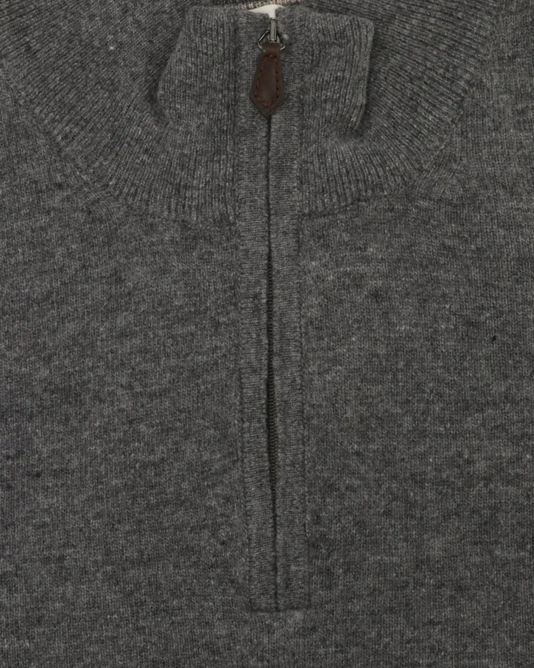 JERSEY CUELLO ZIP DE LANA GRIS SEVENTY
