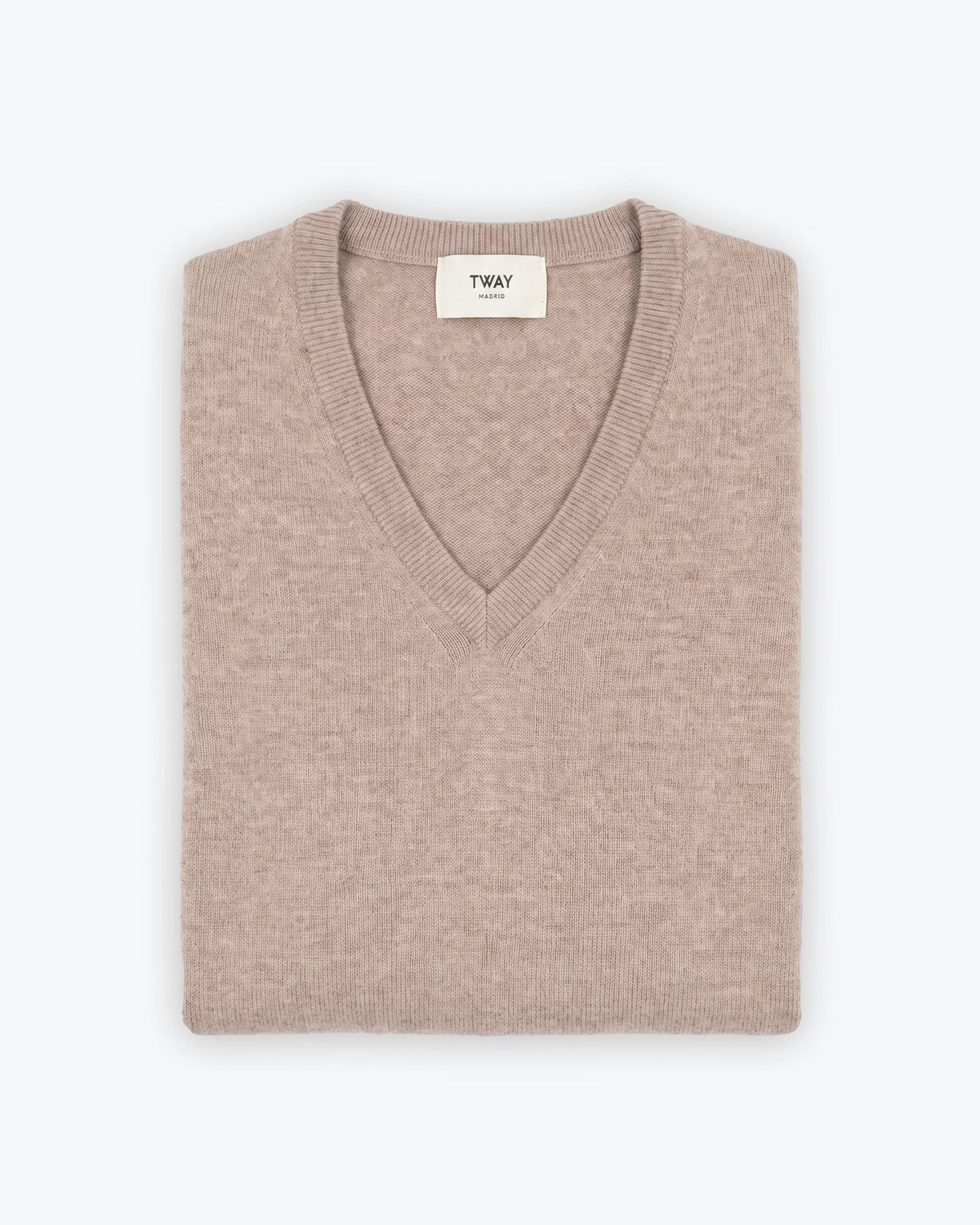 JERSEY TWAY CUELLO DE PICO BEIGE