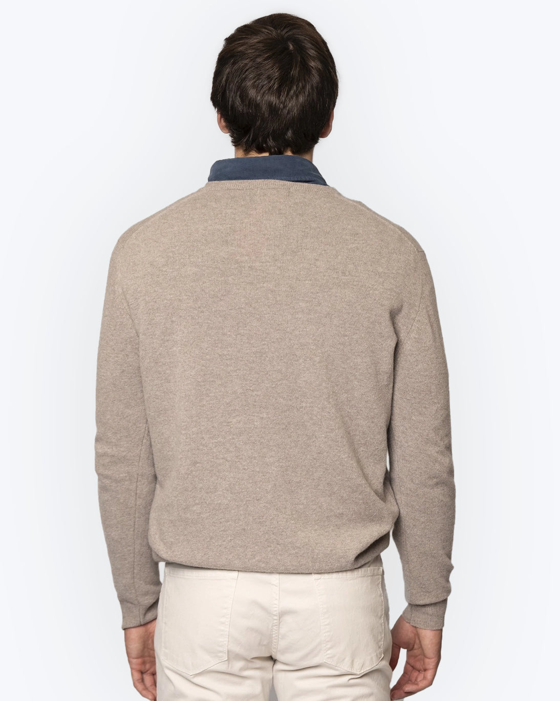 JERSEY TWAY CUELLO DE PICO BEIGE
