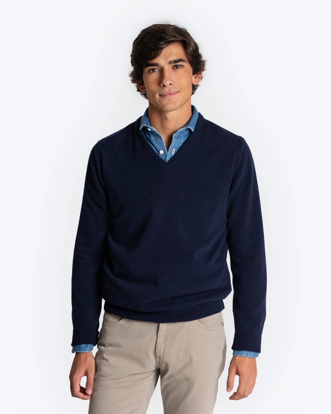 JERSEY DE PICO AZUL MARINO TWAY