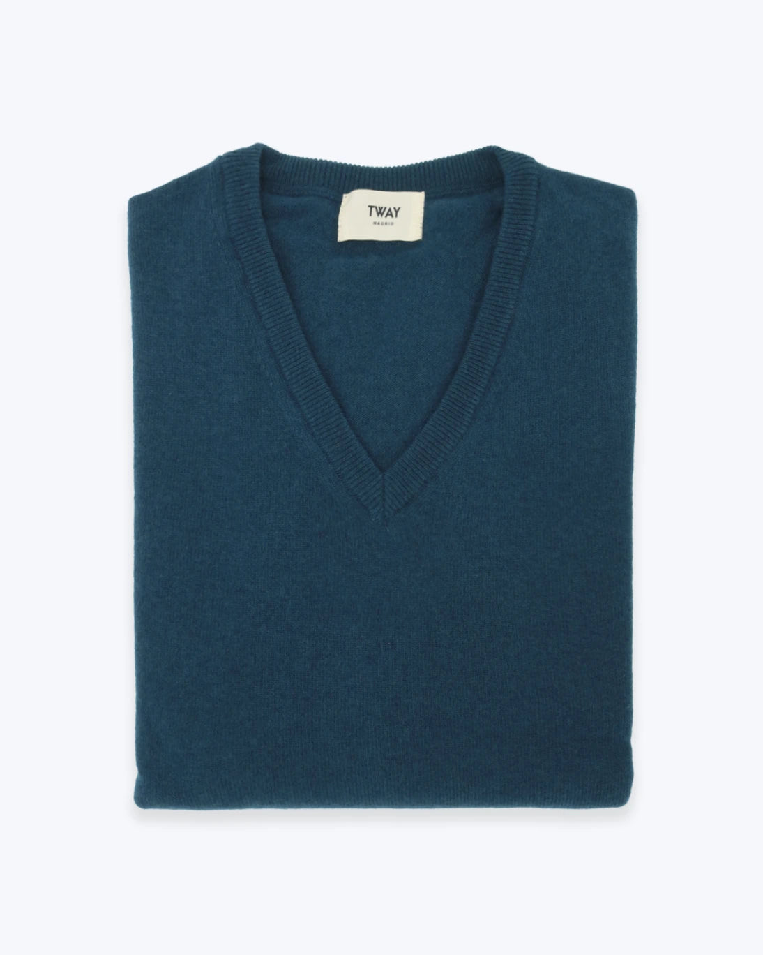 JERSEY DE PICO AZUL PETRÓLEO TWAY