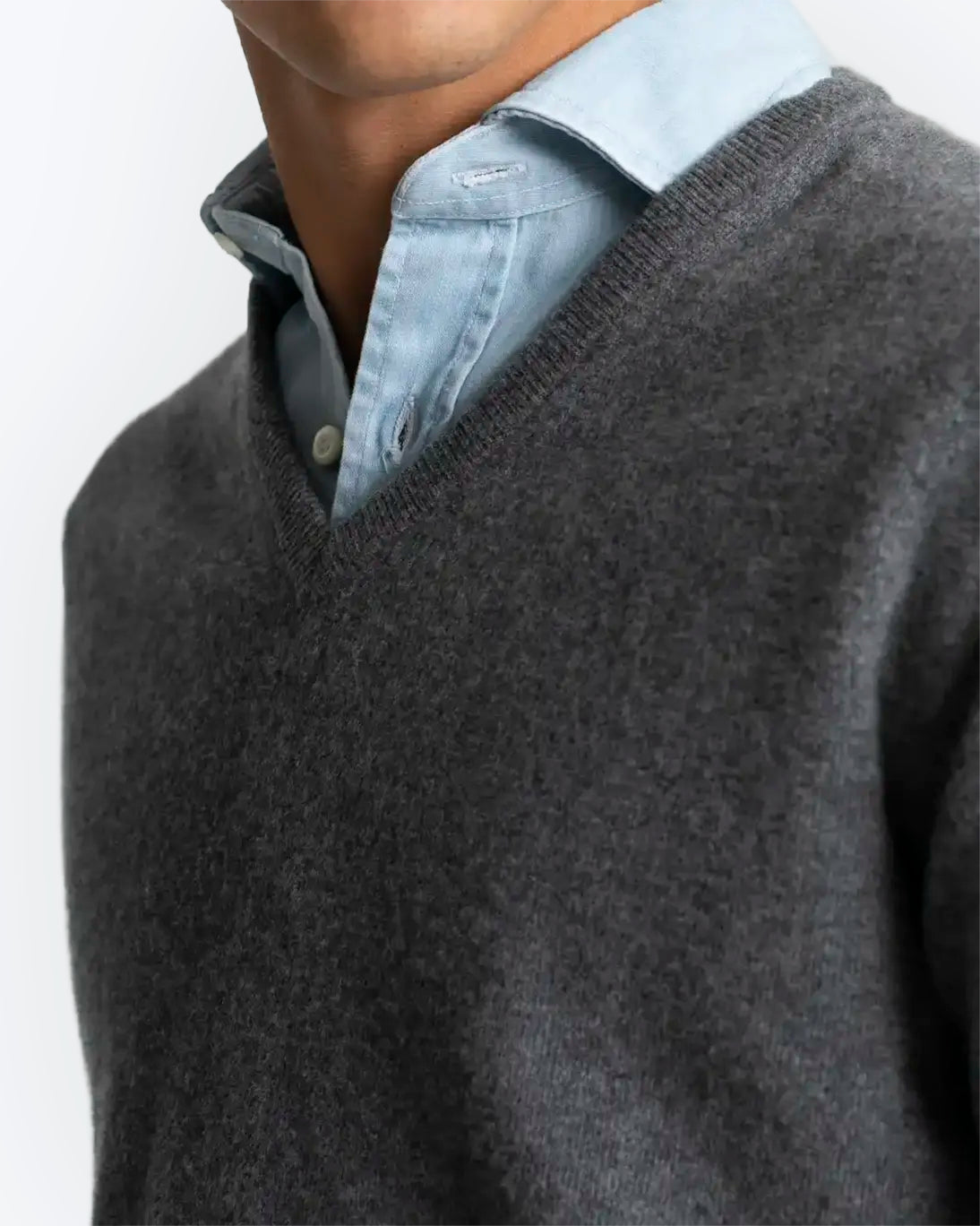 JERSEY TWAY CUELLO DE PICO GRIS