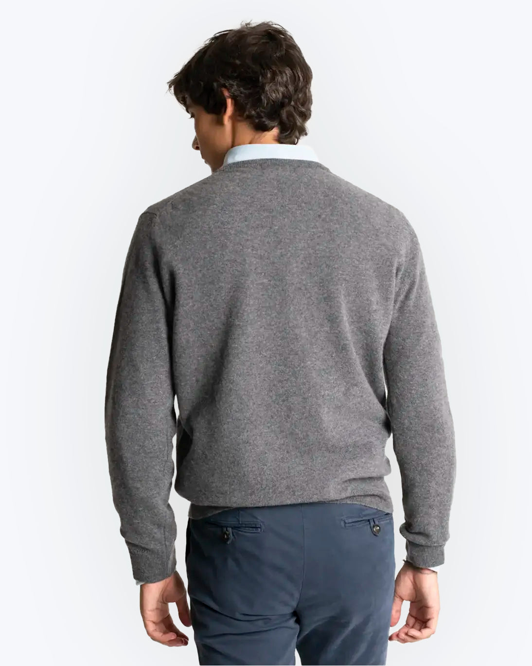JERSEY TWAY CUELLO DE PICO GRIS