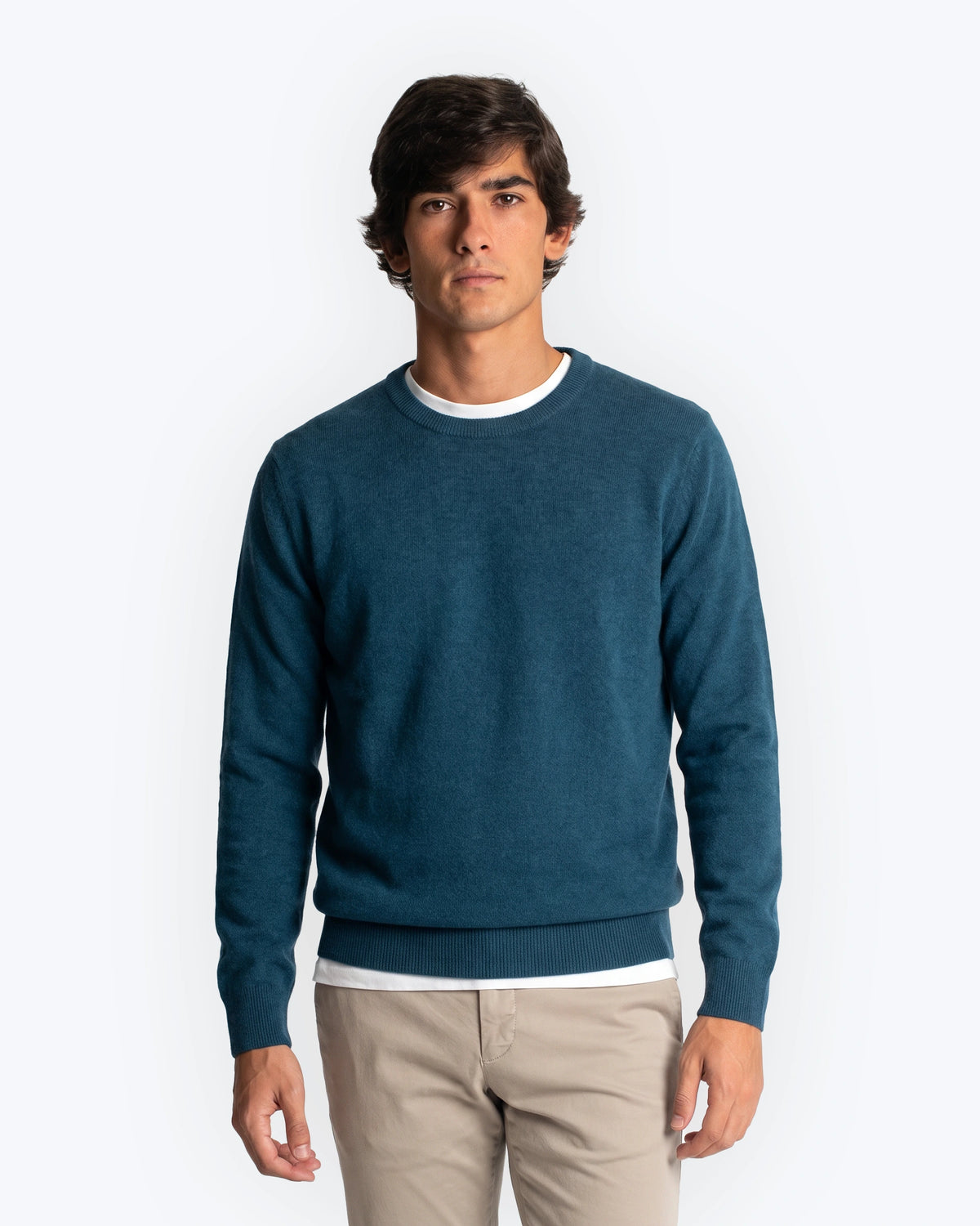 JERSEY TWAY CUELLO REDONDO AZUL PETRÓLEO