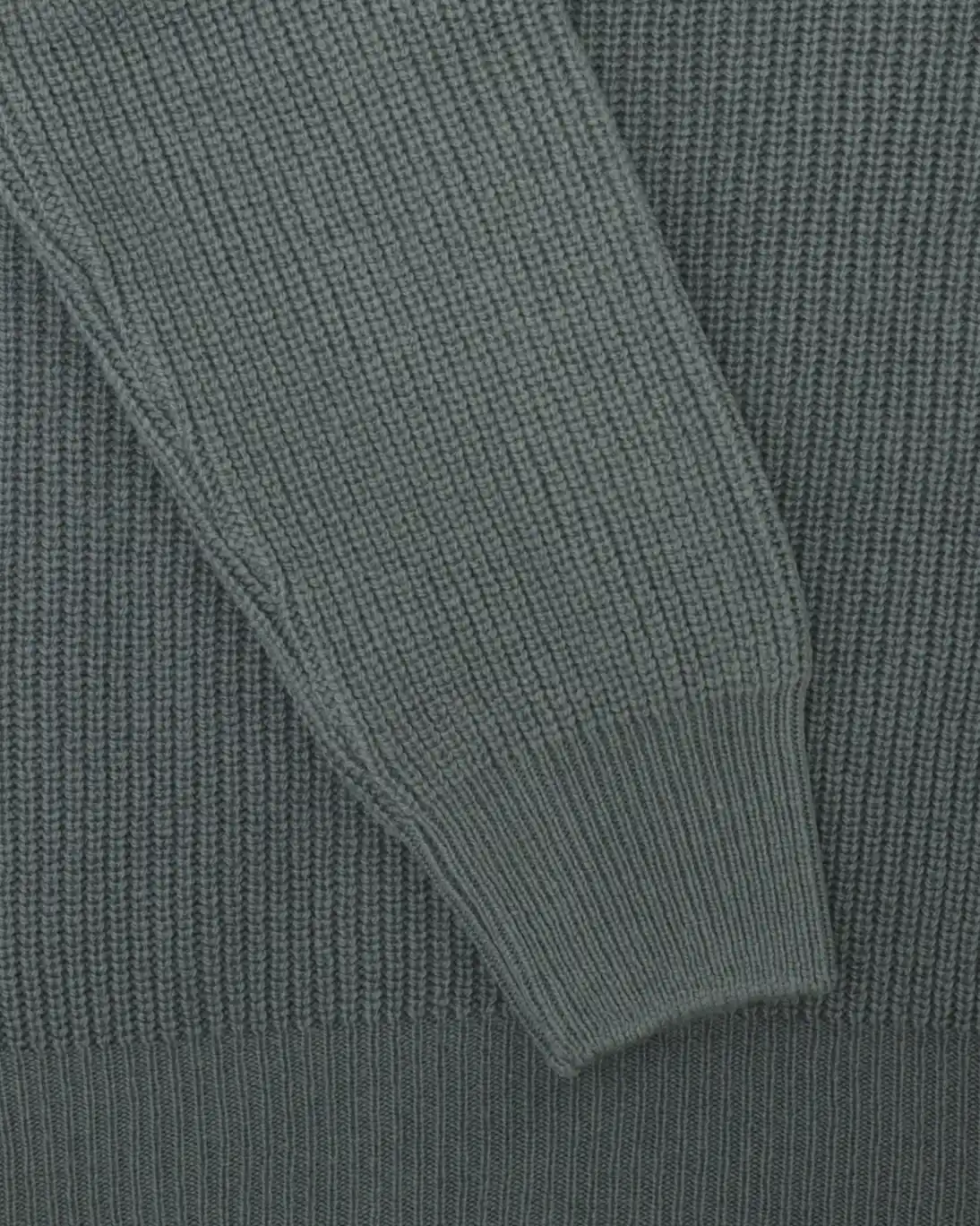 JERSEY DE PUNTO CON CUELLO POLO VERDE GRIS GRAN SASSO