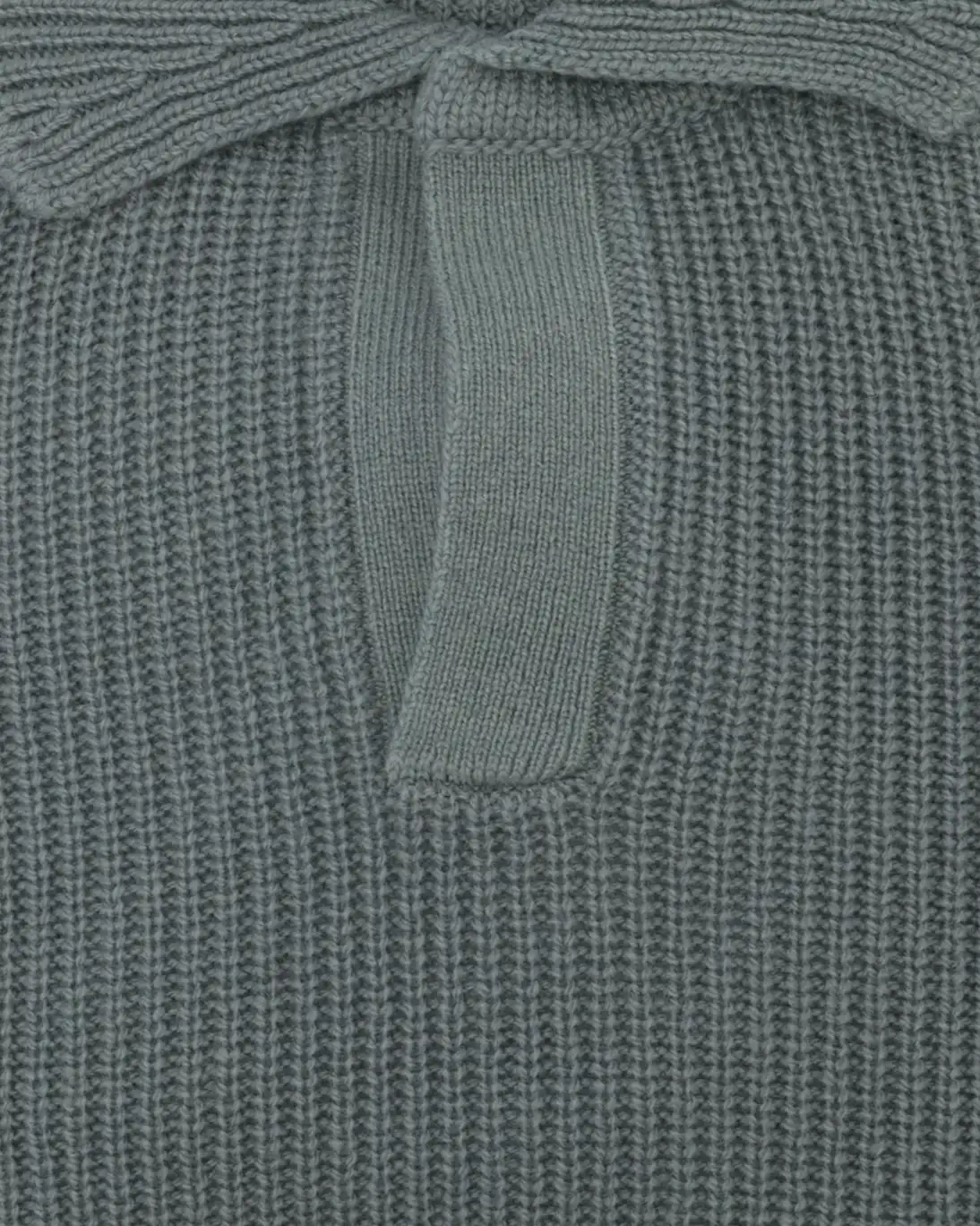 JERSEY DE PUNTO CON CUELLO POLO VERDE GRIS GRAN SASSO