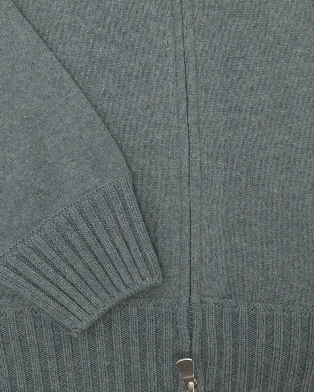 CHAQUETA DE PUNTO GRAN SASSO VERDE GRIS