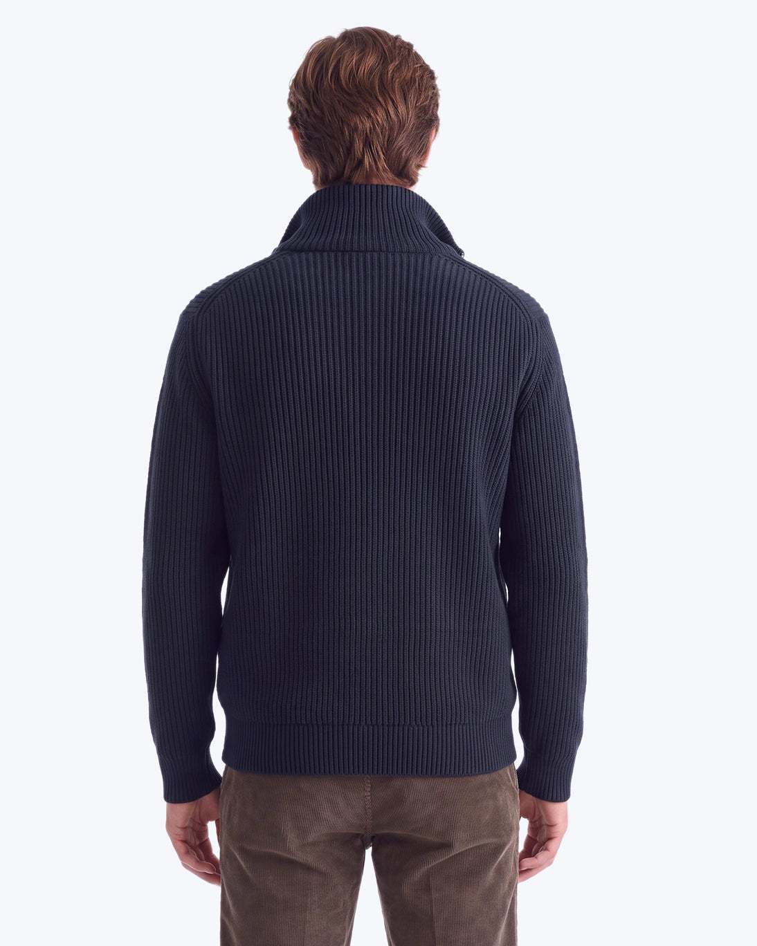CÁRDIGAN CON CREMALLERA NAVY ALTEA