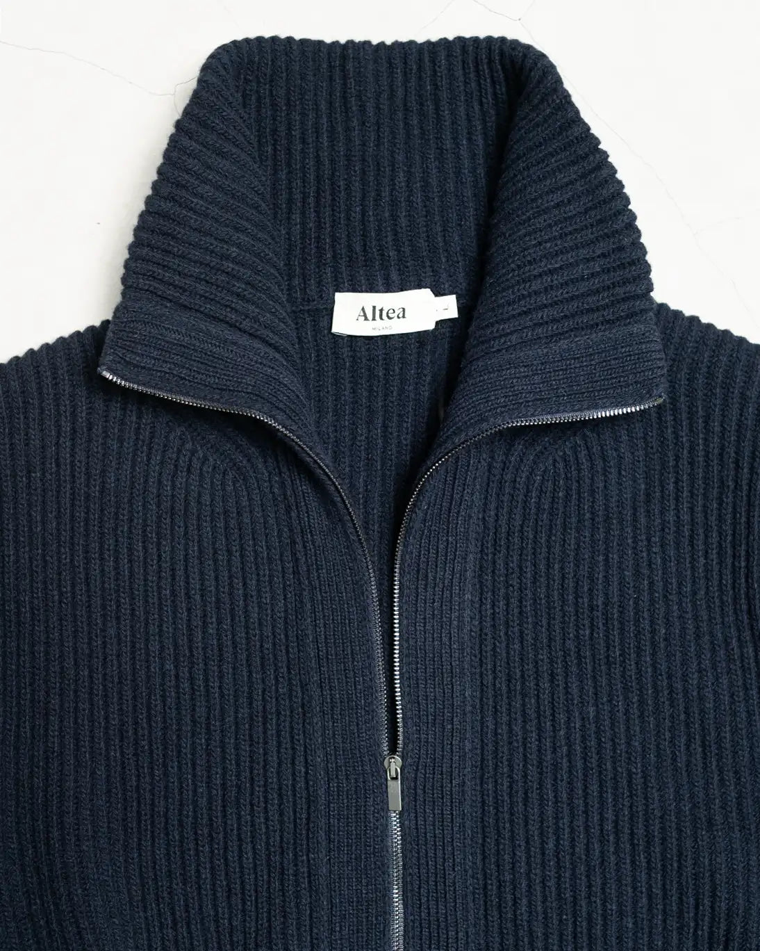 CÁRDIGAN CON CREMALLERA NAVY ALTEA