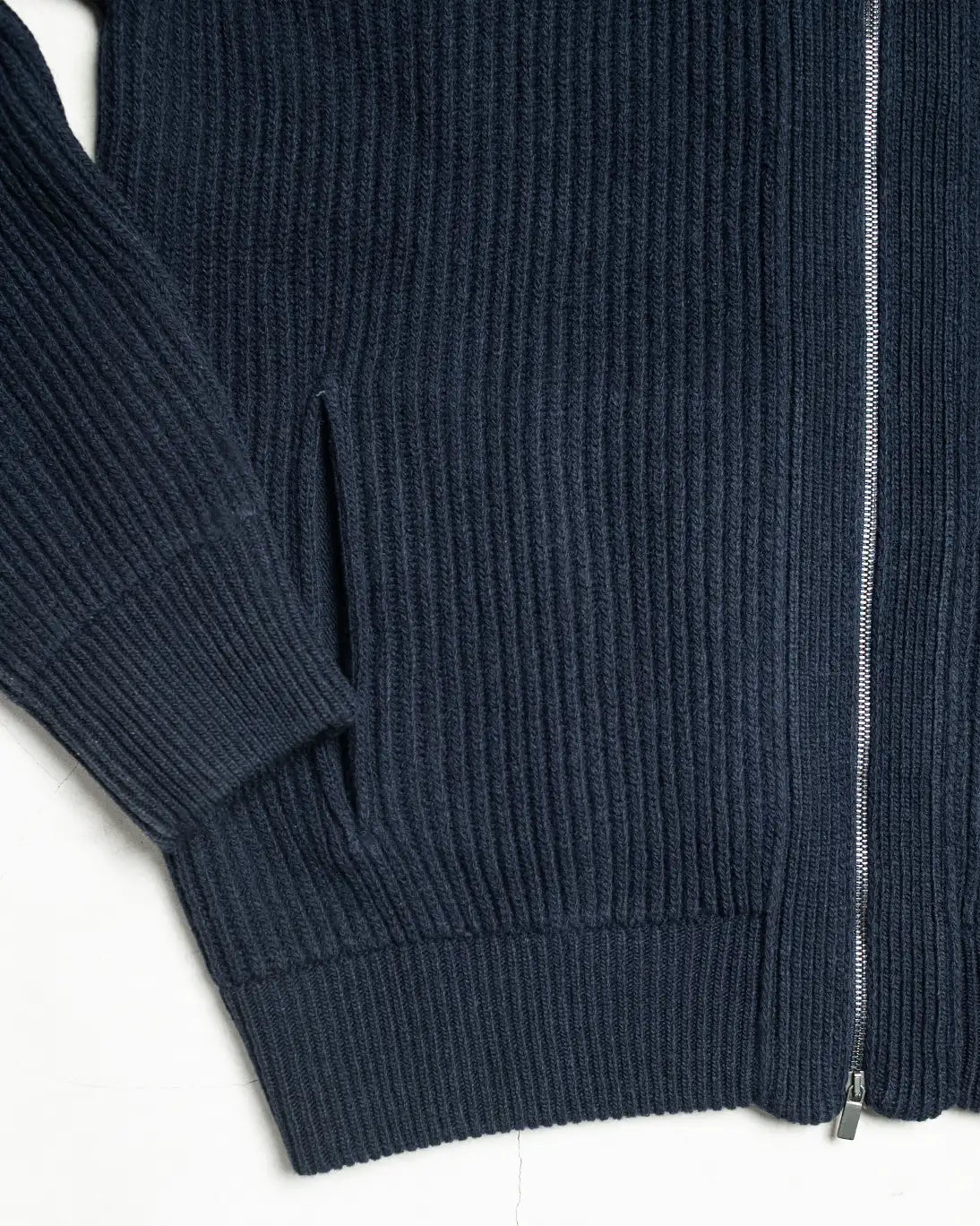 CÁRDIGAN CON CREMALLERA NAVY ALTEA