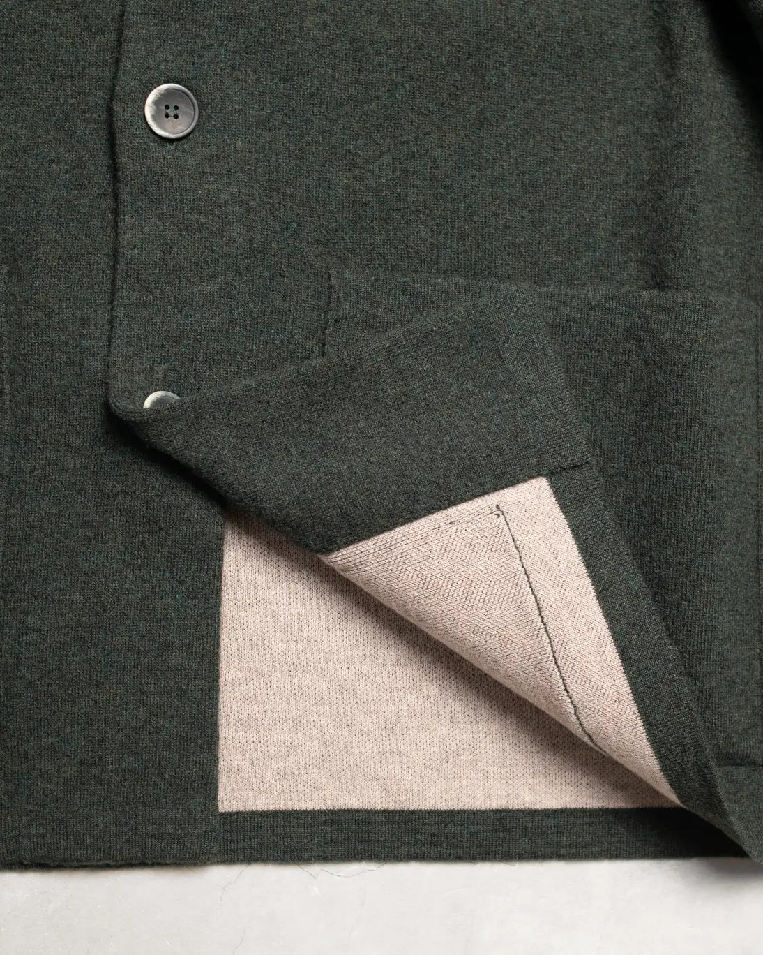 CHAQUETA PUNTO ALTEA VERDE OSCURO