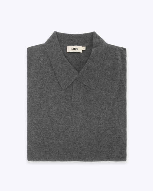 JERSEY CUELLO POLO GRIS ALTEA