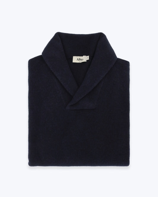 JERSEY CUELLO CRUZADO NAVY ALTEA