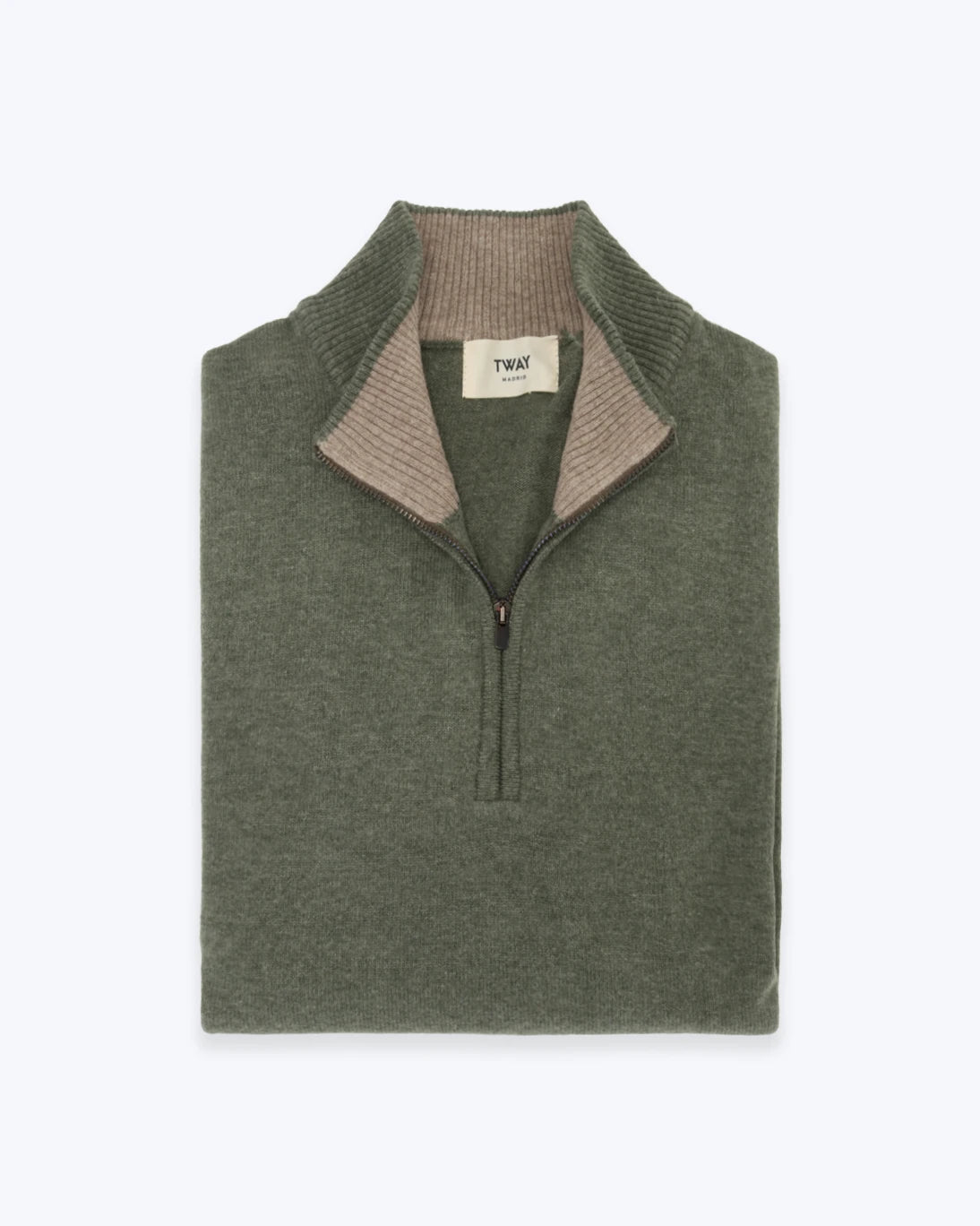 JERSEY ZIP VERDE TWAY