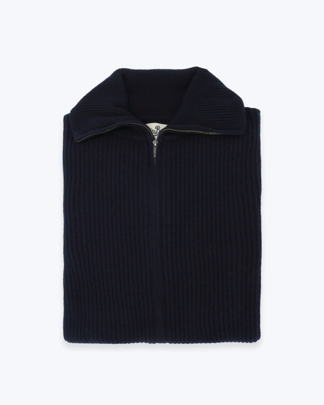 JERSEY DE PUNTO CON CREMALLERA NAVY MC2