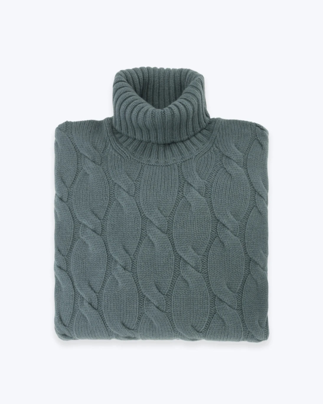 JERSEY CUELLO ALTO OCHOS GRAN SASSO VERDE GRISÁCEO