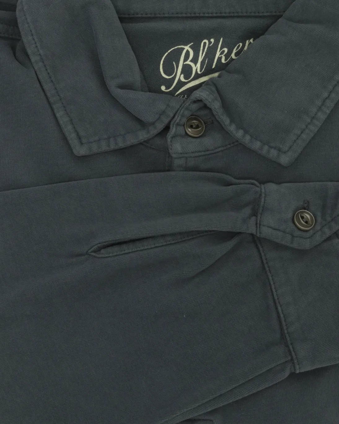 POLO MANGA LARGA GRIS BL’KER