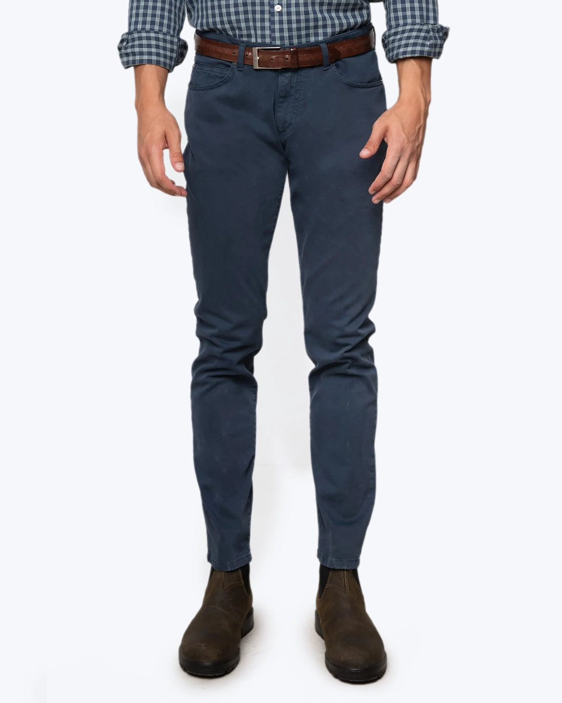 PANTALÓN 5 BOLSILLOS AZUL TWAY