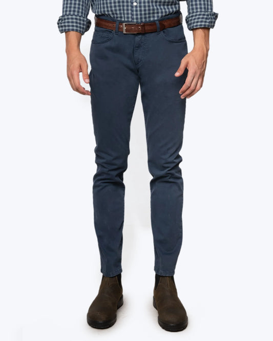 PANTALÓN 5 BOLSILLOS AZUL TWAY