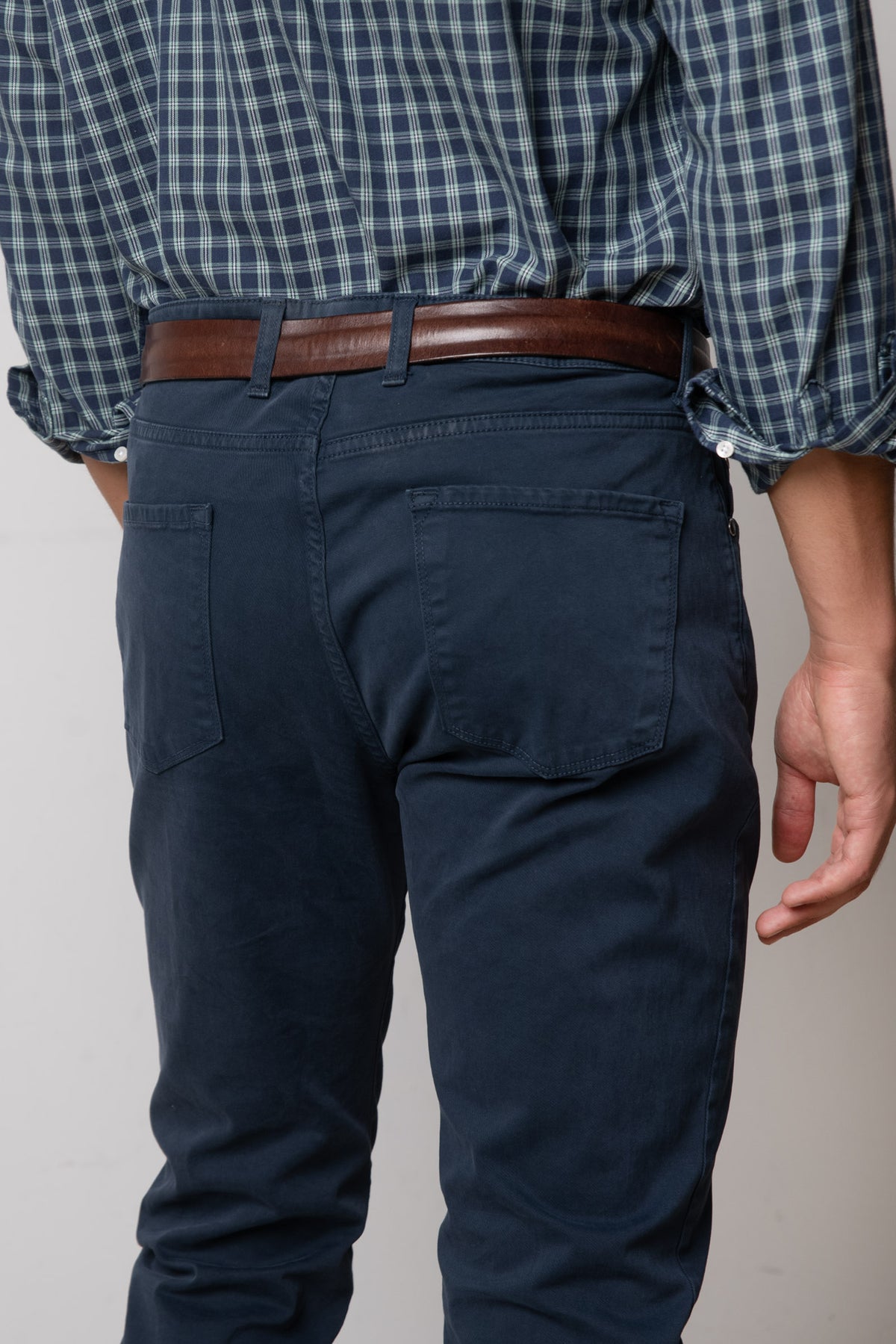 PANTALÓN 5 BOLSILLOS AZUL TWAY