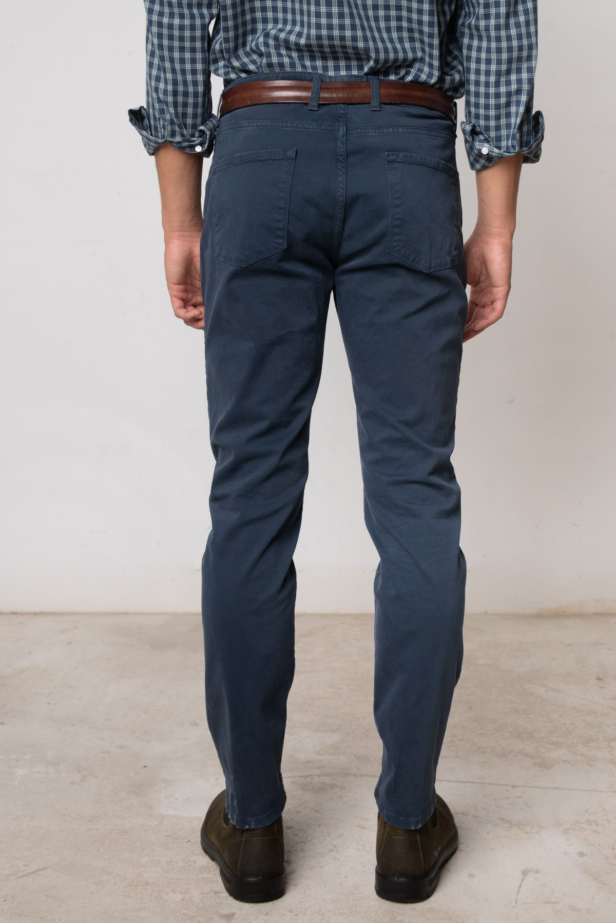 PANTALÓN 5 BOLSILLOS AZUL TWAY