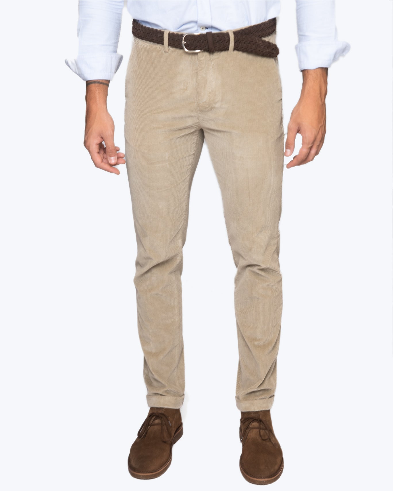 PANTALÓN CHINO DE PANA SEVENTY 043/PANA BEIGE OSC. / 56