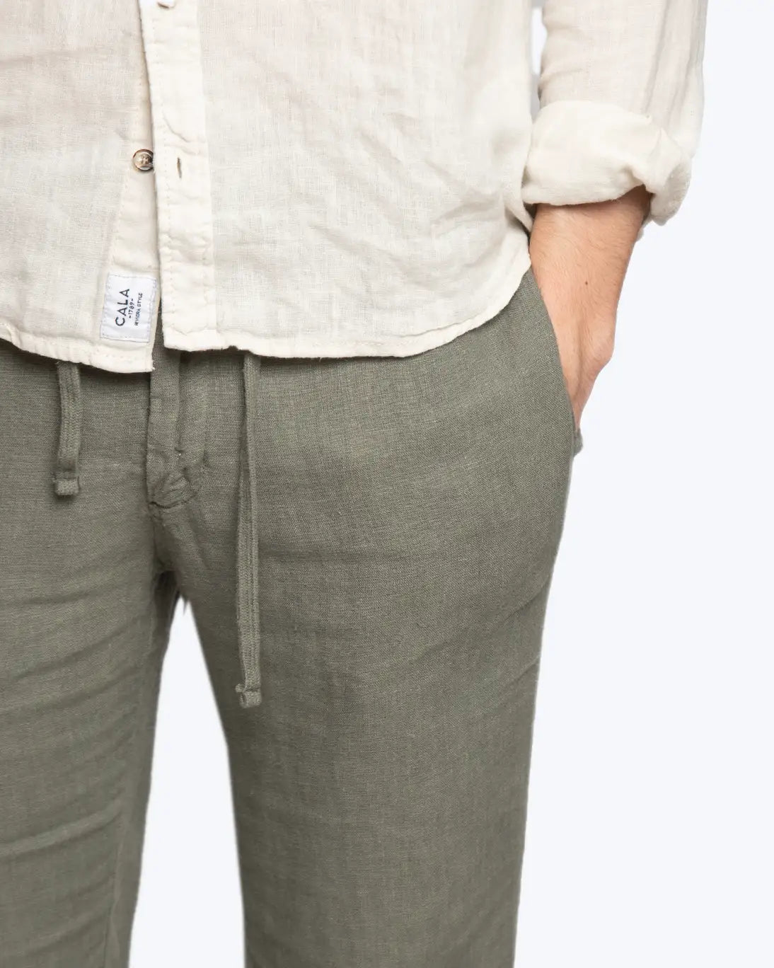 PANTALÓN CHINO DE LINO HARTFORD