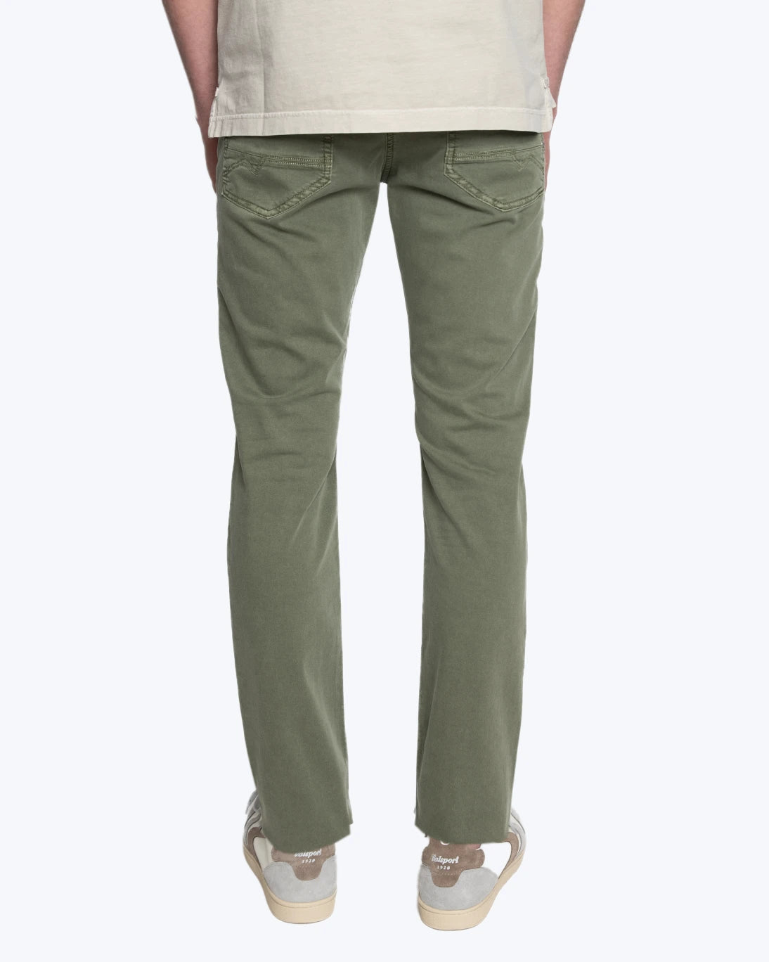 PANTALÓN VERDES 5 BOLSILLOS ARNE PIPE MAC JEANS