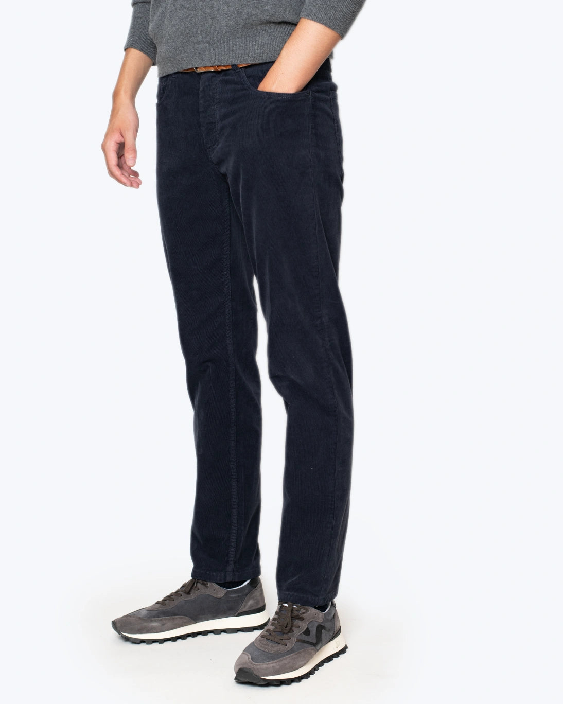 PANTALÓN DE PANA 5 BOLSILLOS AZULES AT.P.CO