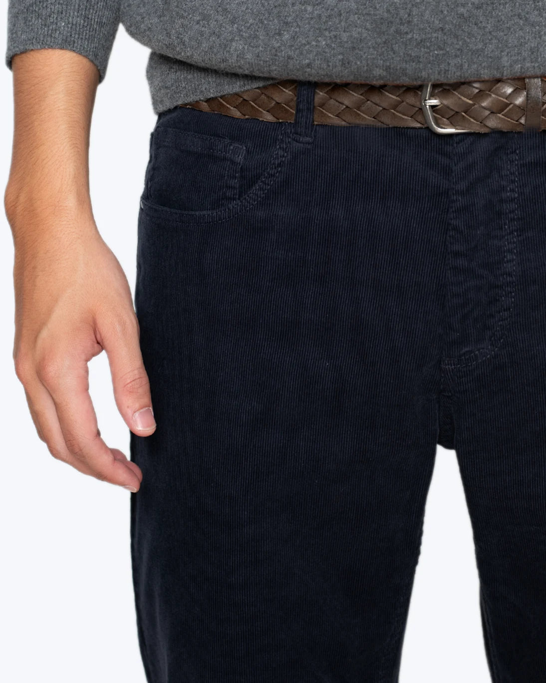 PANTALÓN DE PANA 5 BOLSILLOS AZULES AT.P.CO